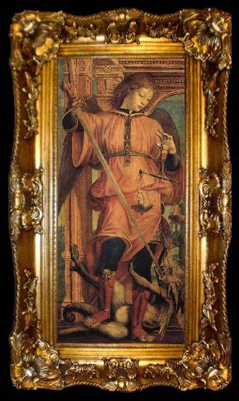 framed  Bernardo Zenale The Archangel Michael, ta009-2